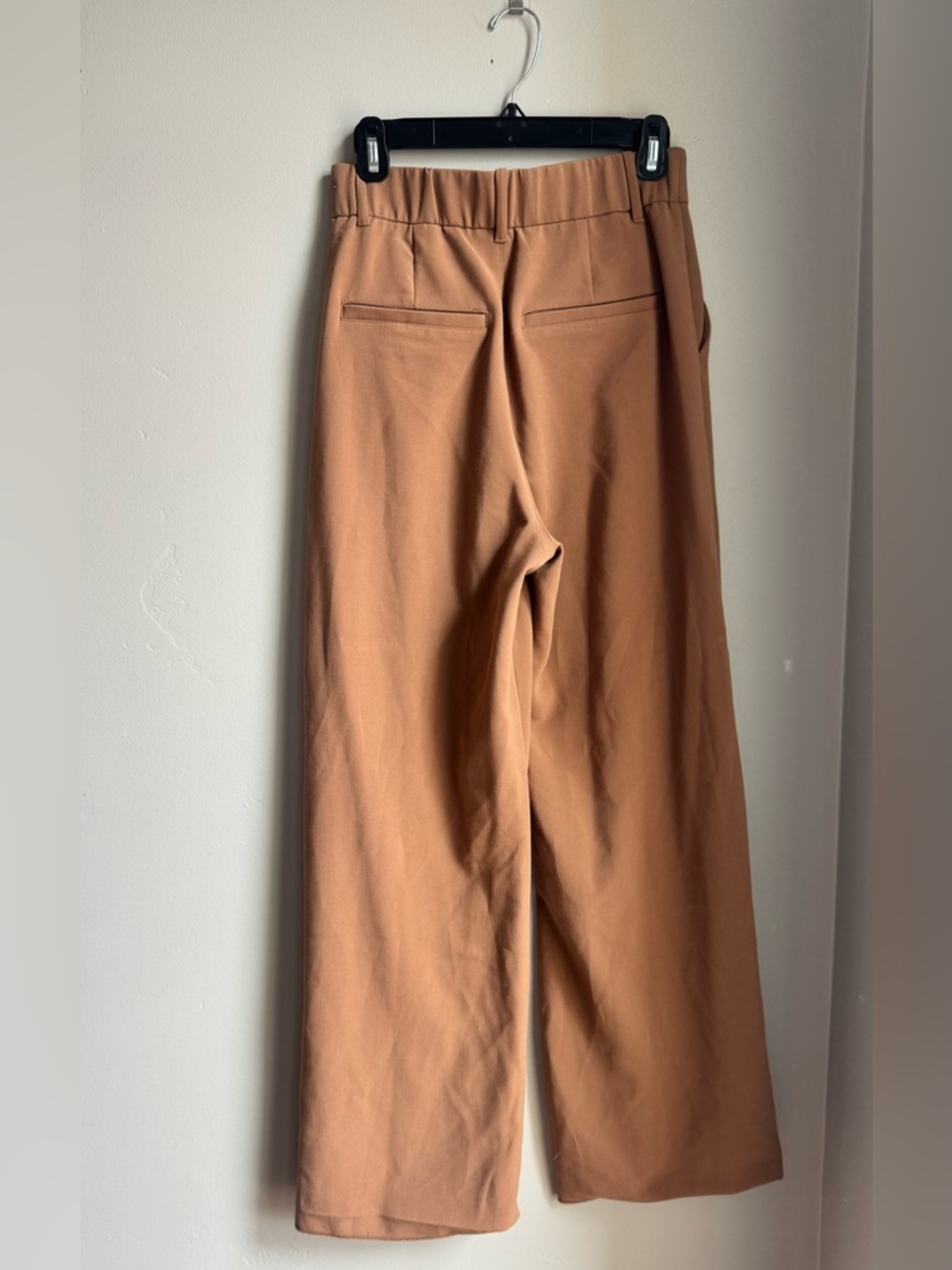 Abercrombie Sloane Tailored High Waisted Wide Leg Trousers Neutral Preppy Office - Picture 6 of 8
